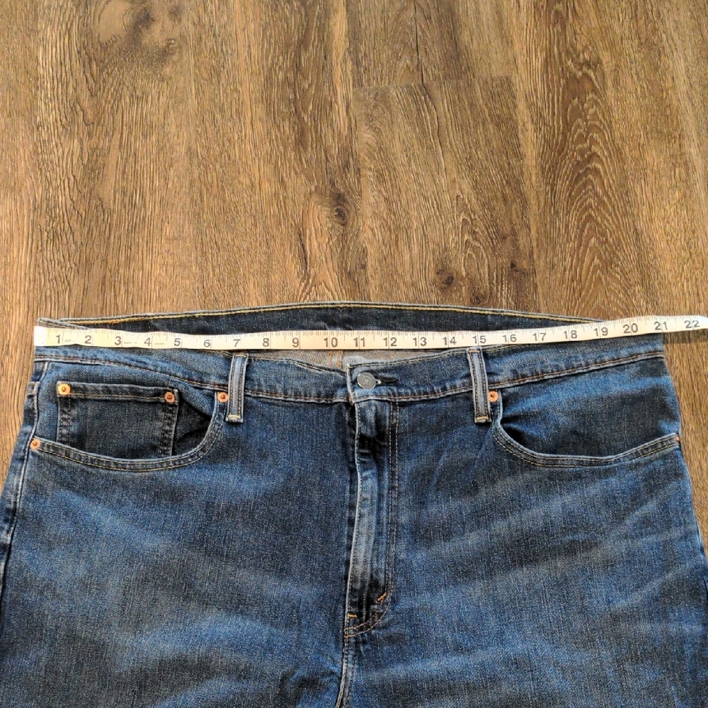 Levi's Men's 559 Relaxed Straight Fit Blue Jeans W40 L30 - Picture 5 of 7